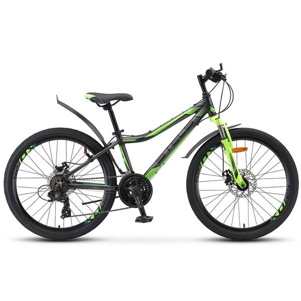 

Велосипед Navigator-410 MD 24" 21-sp V010 13" Черный/зелены, V21-0011