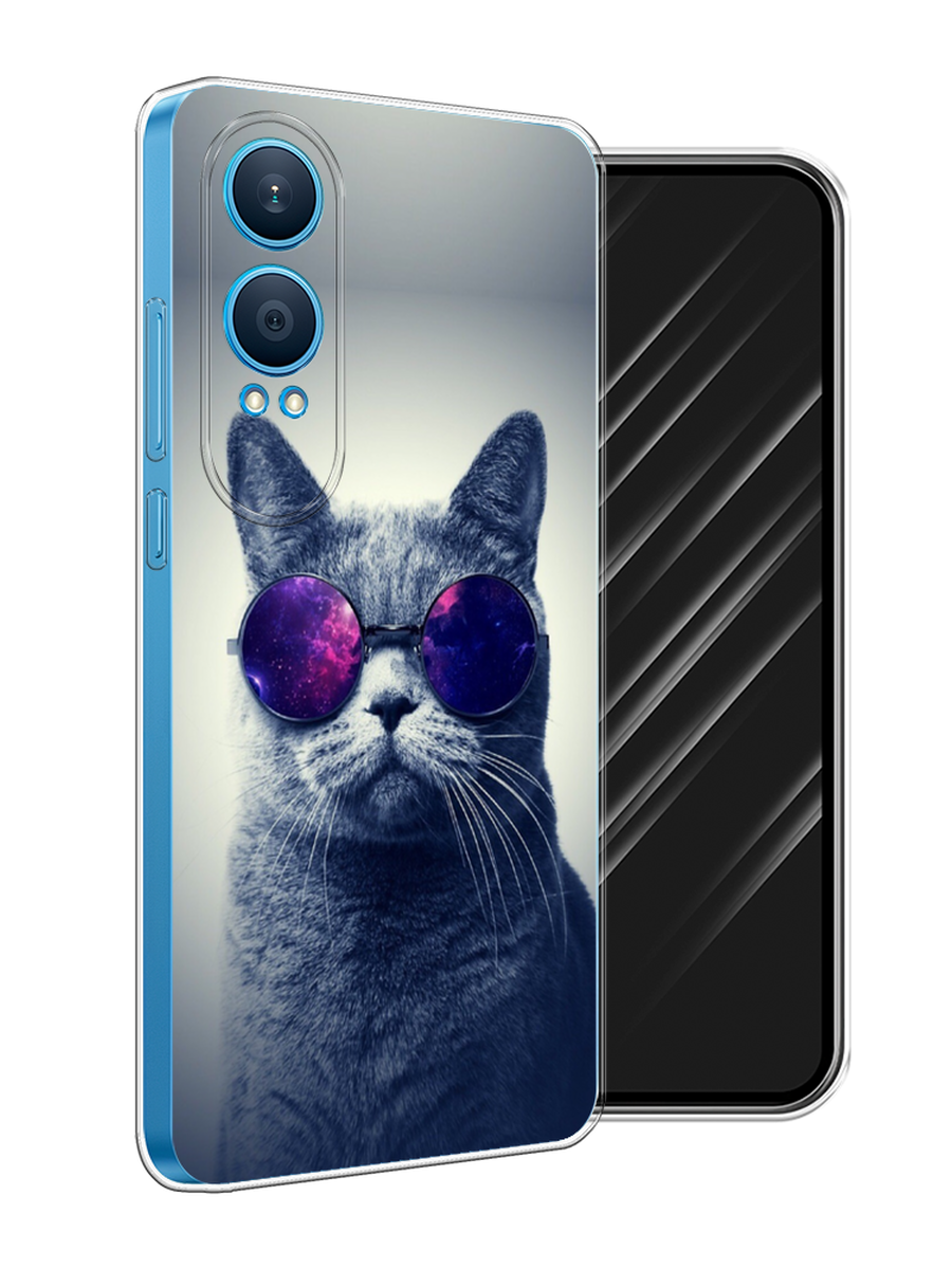 

Чехол Awog на OnePlus Nord CE4 Lite 5G "Космический кот", Бордовый, 155050-1