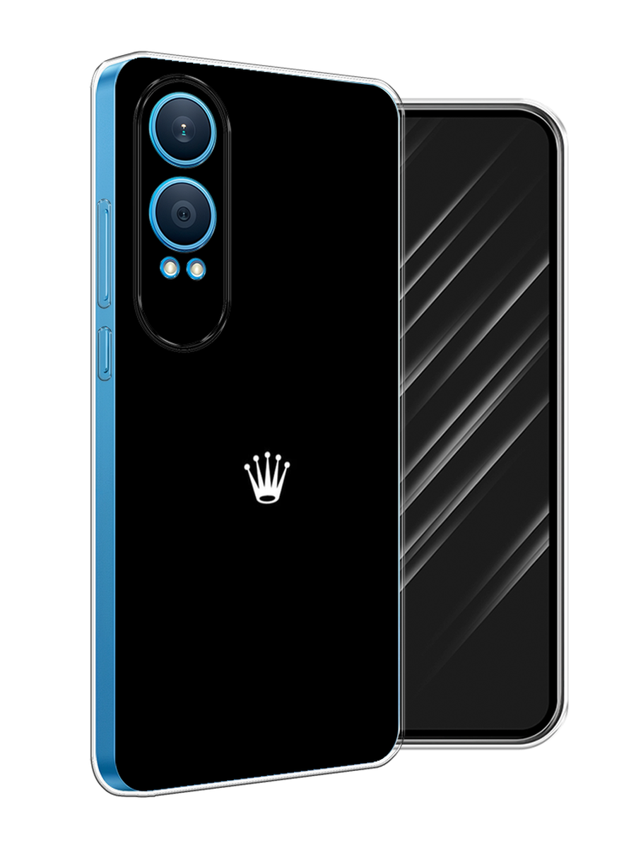 

Чехол Awog на OnePlus Nord CE4 Lite 5G "Белая корона на черном фоне", Черный, 155050-1