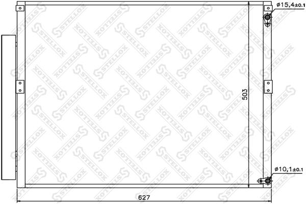 

Радиатор кондиционера STELLOX 1045528SX