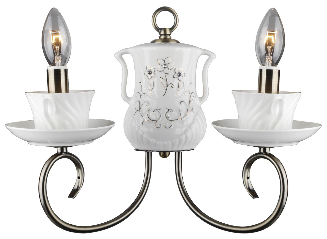 

Настенный светильник Escada 5076/2A E14*40W Antique Brass