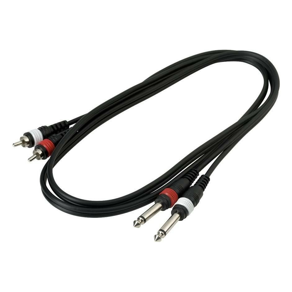 фото Кабель аудио 2xjack - 2xrca rockcable rcl 20932 d4 1.5m