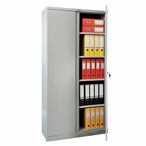 Шкаф металлический офисный ПРАКТИК M-18, 1830х915х370 мм, 43 кг, разборный, S20499398002