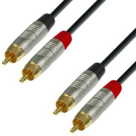 

Кабель аудио 2xRCA - 2xRCA Adam Hall K4TCC0060 0.6m, K4TCC0060 0.6m