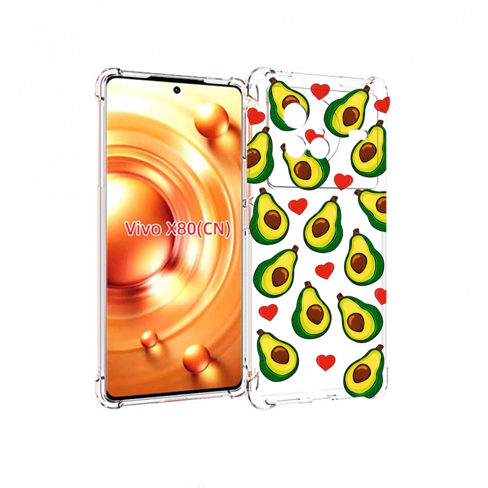 

Чехол Mypads Миленькие-Авокадо Для Vivo X80, Прозрачный, Tocco