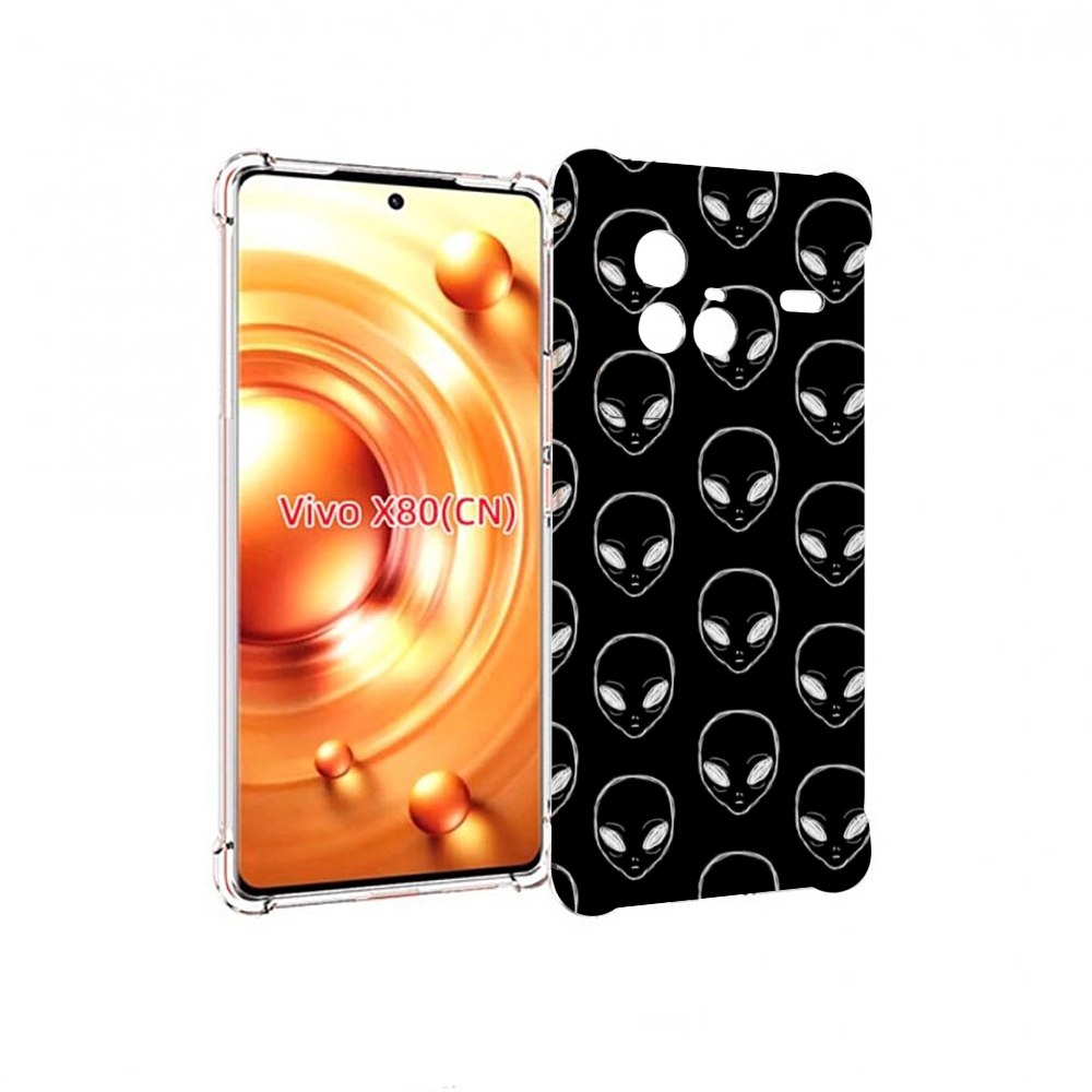 

Чехол Mypads Мини-Инопланетяне Для Vivo X80, Прозрачный, Tocco