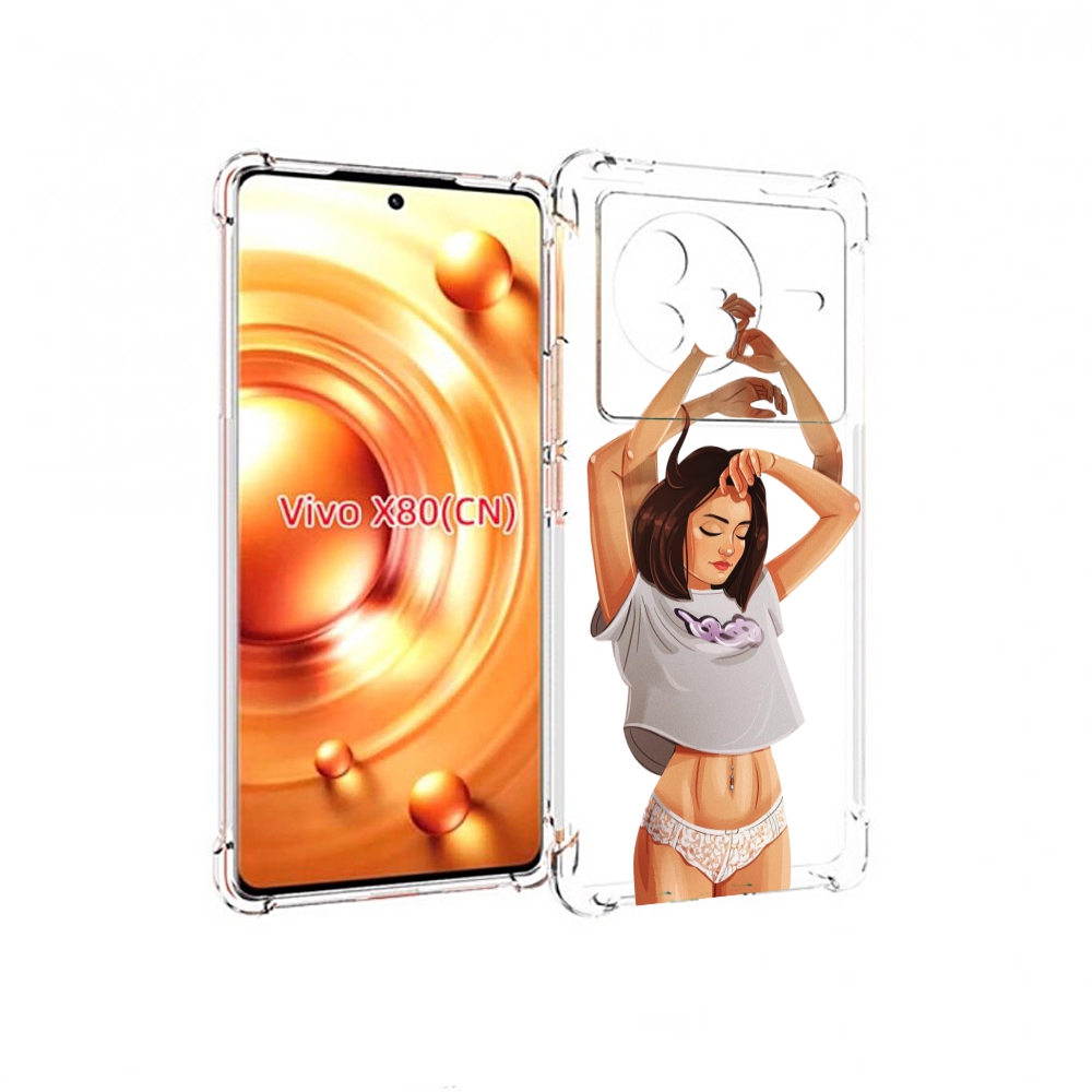 

Чехол Mypads Много-Рук Женский Для Vivo X80, Прозрачный, Tocco