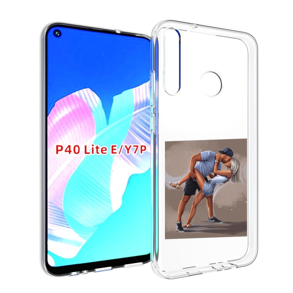 

Чехол бампер MyPads девушка с парнем танцуют женский для Huawei, Прозрачный, Tocco