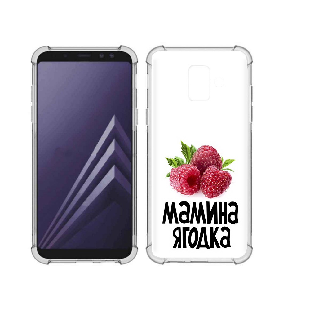

Чехол MyPads Tocco для Samsung Galaxy A6 (2018) мамина ягодка (PT111558.582.456), Прозрачный, Tocco