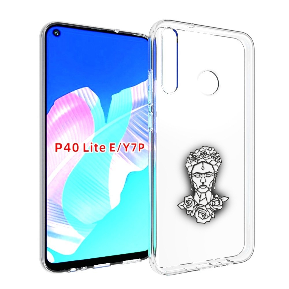

Чехол бампер MyPads девушка с цветами с гранями женский для Huaw, Прозрачный, Tocco