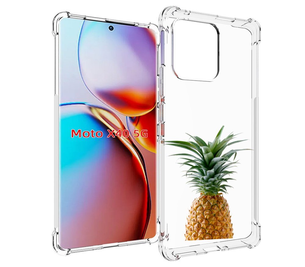 

Чехол MyPads ананас для Motorola Moto X40, Прозрачный, Tocco