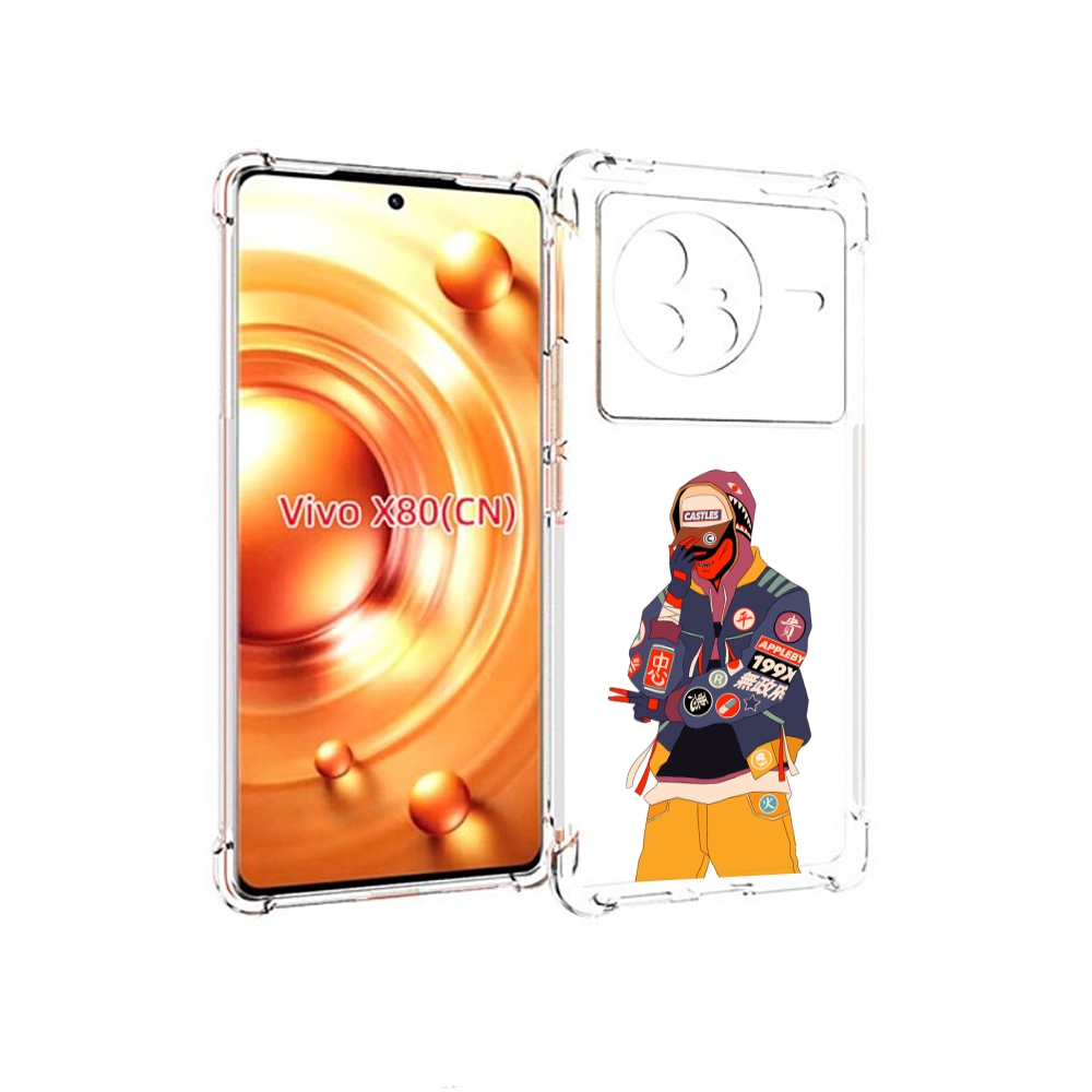 

Чехол Mypads Модник Для Vivo X80, Прозрачный, Tocco