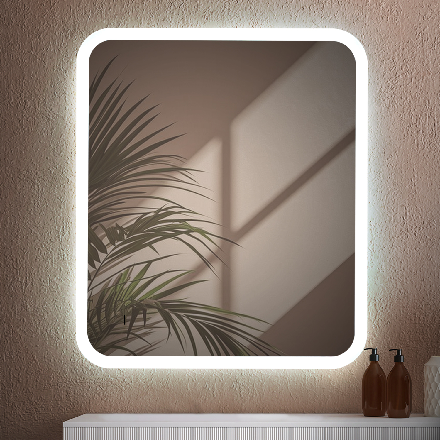 

Зеркало с подсветкой в ванную Silver Mirrors Джобс 60 х 70 см, Джобс Lite