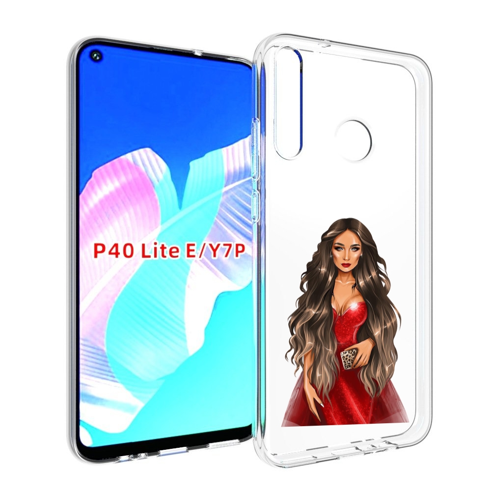 

Чехол бампер MyPads девушка-в-вечернем-платье женский для Huawei, Прозрачный, Tocco