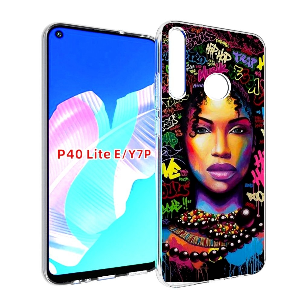 

Чехол бампер MyPads девушка-в-граффити женский для Huawei P40 Li, Прозрачный, Tocco