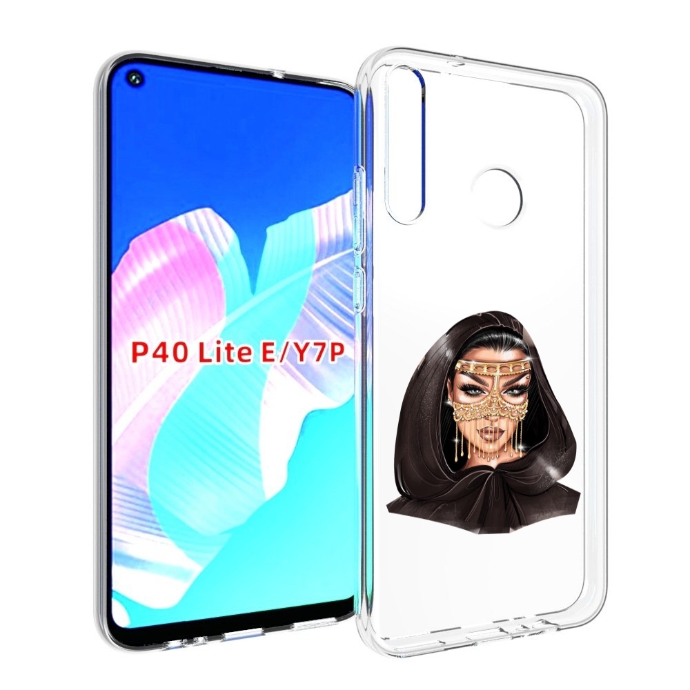 

Чехол бампер MyPads девушка-в-золотой-маске для Huawei P40 Lite, Прозрачный, Tocco