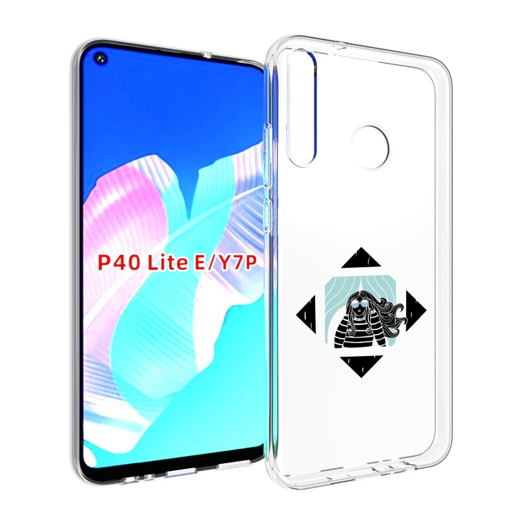 

Чехол бампер MyPads девушка-в-квадратике для Huawei P40 Lite E, Прозрачный, Tocco
