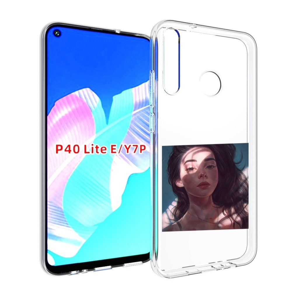 

Чехол бампер MyPads девушка-в-лучах женский для Huawei P40 Lite, Прозрачный, Tocco