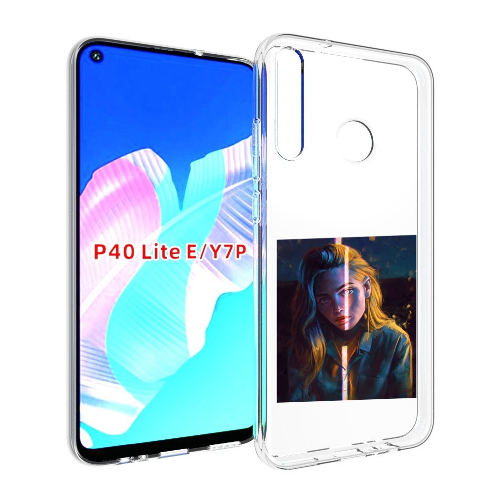 

Чехол бампер MyPads девушка-в-тени для Huawei P40 Lite E, Прозрачный, Tocco