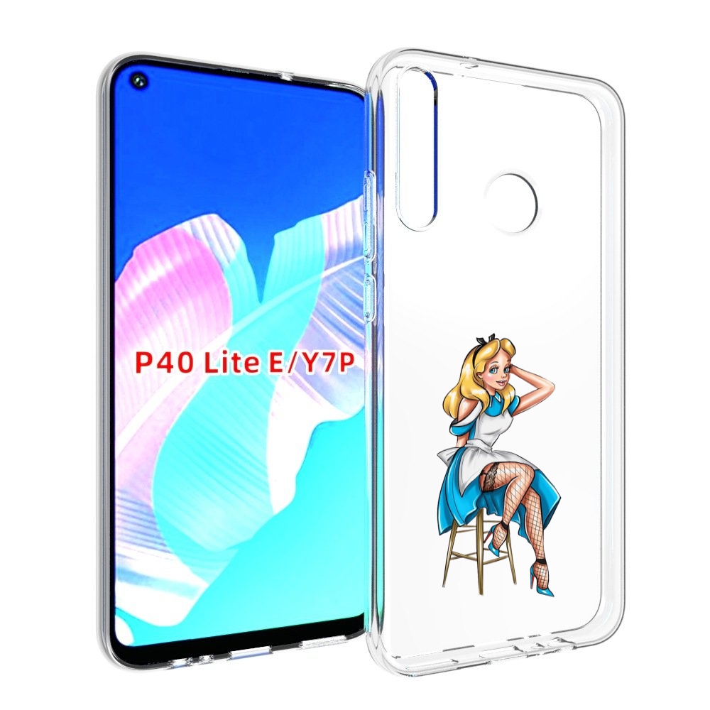 Чехол бампер MyPads девушка-в-чулках женский для Huawei P40 Lite