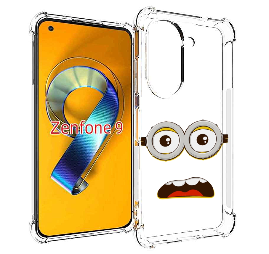 Чехол MyPads лицо-миньона для Asus Zenfone 9 (AI2202)