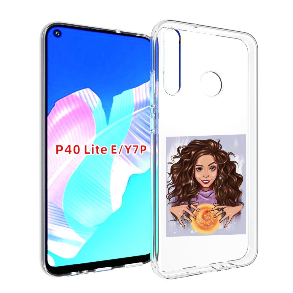 

Чехол бампер MyPads девушка-волшебница для Huawei P40 Lite E, Прозрачный, Tocco