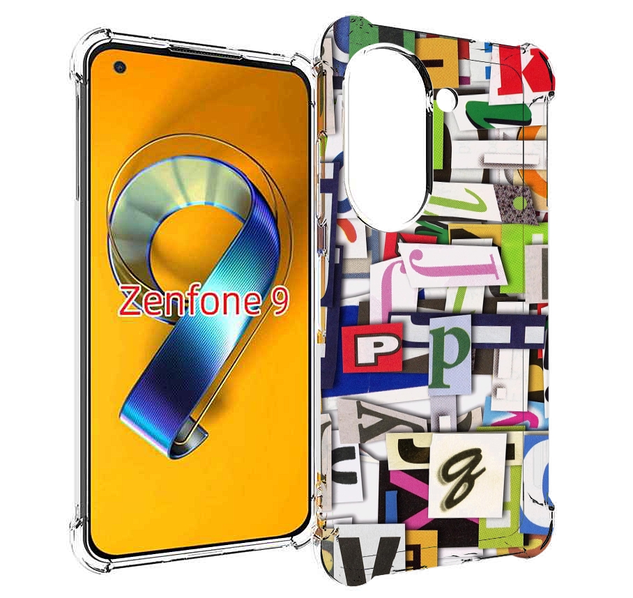 

Чехол MyPads ломанные-буквы для Asus Zenfone 9 (AI2202), Прозрачный, Tocco