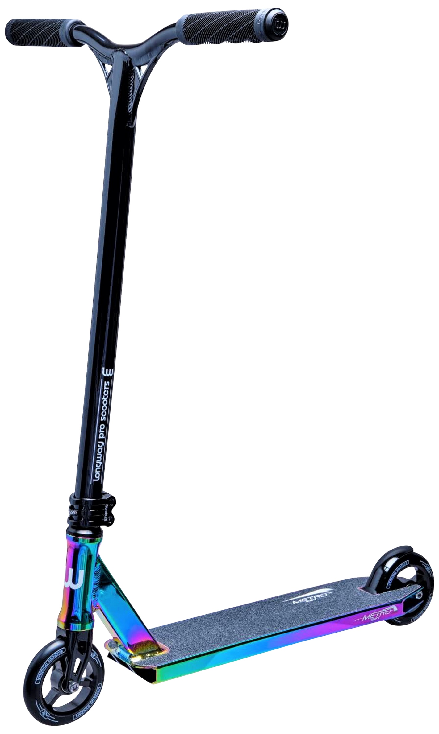 Самокат Longway Metro Shift Pro Scooter (Neochrome) Трюковый для детей / подростков
