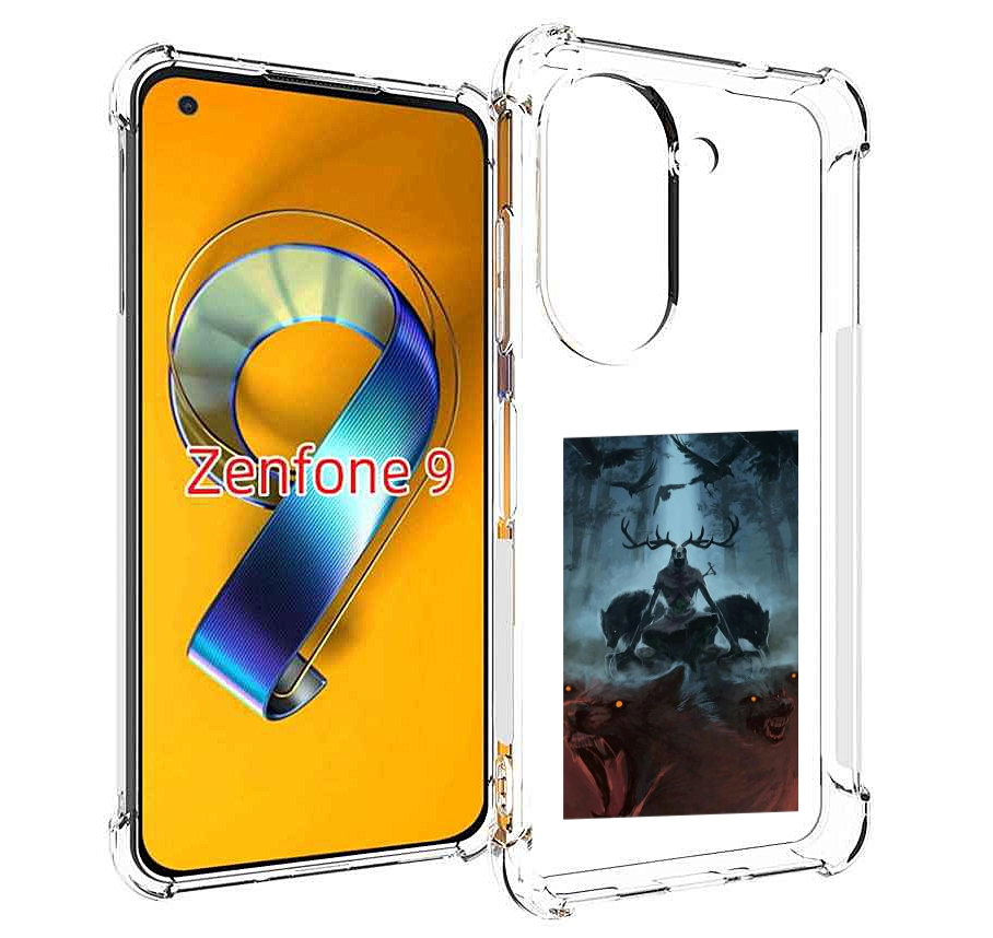 

Чехол MyPads лось демон для Asus Zenfone 9 (AI2202), Прозрачный, Tocco