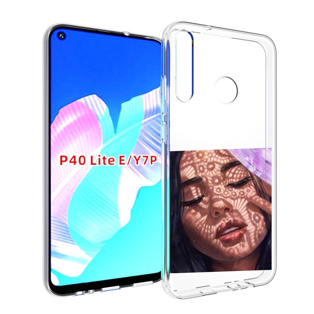 

Чехол бампер MyPads девушка-под-кружевами женский для Huawei P40, Прозрачный, Tocco