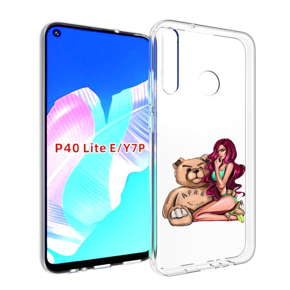 

Чехол бампер MyPads девушка-с-большим-плюшевым-мишкой для Huawei, Прозрачный, Tocco