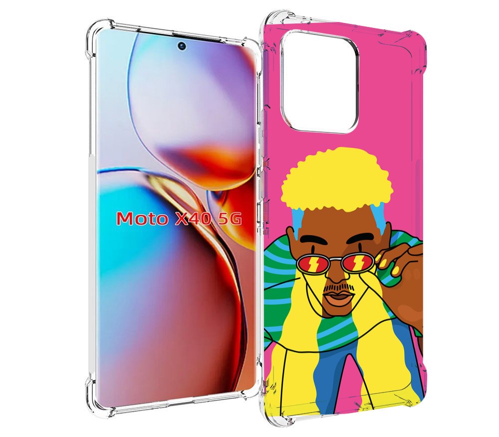 

Чехол MyPads бразилец для Motorola Moto X40, Прозрачный, Tocco