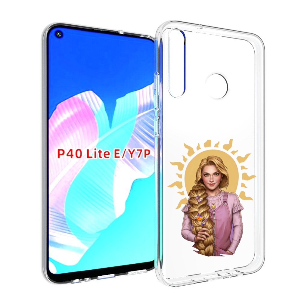 

Чехол бампер MyPads девушка-с-большой-косой для Huawei P40 Lite, Прозрачный, Tocco