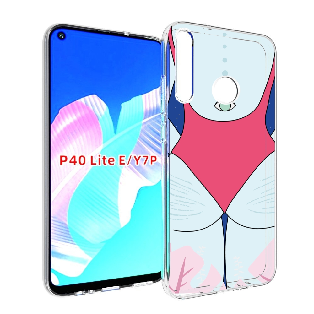 

Чехол бампер MyPads девушка-с-глазом-на-спине для Huawei P40 Lit, Прозрачный, Tocco