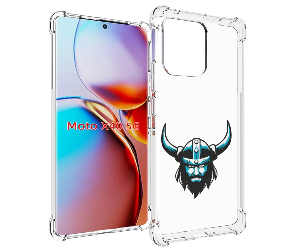 

Чехол MyPads викинг для Motorola Moto X40, Прозрачный, Tocco