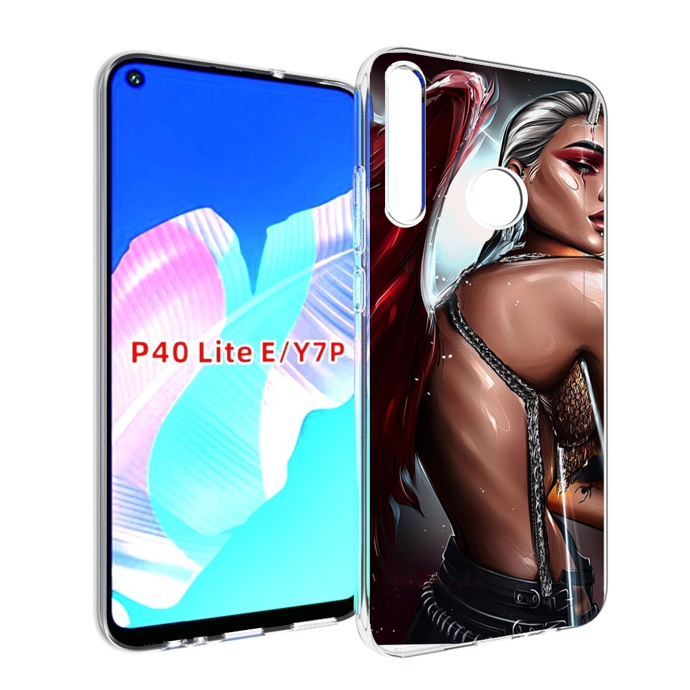 

Чехол бампер MyPads девушка-с-крыльями женский для Huawei P40 Li, Прозрачный, Tocco