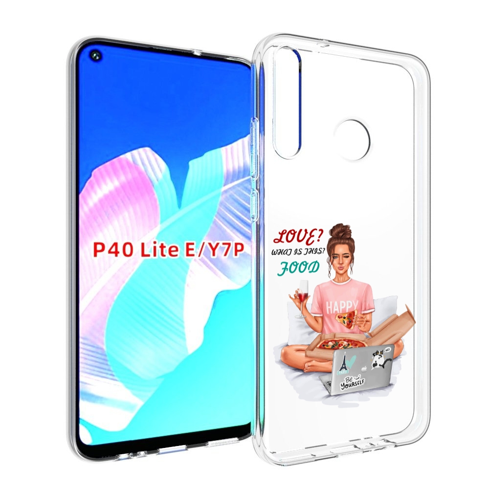 

Чехол бампер MyPads девушка-с-ноутбуком женский для Huawei P40 L, Прозрачный, Tocco