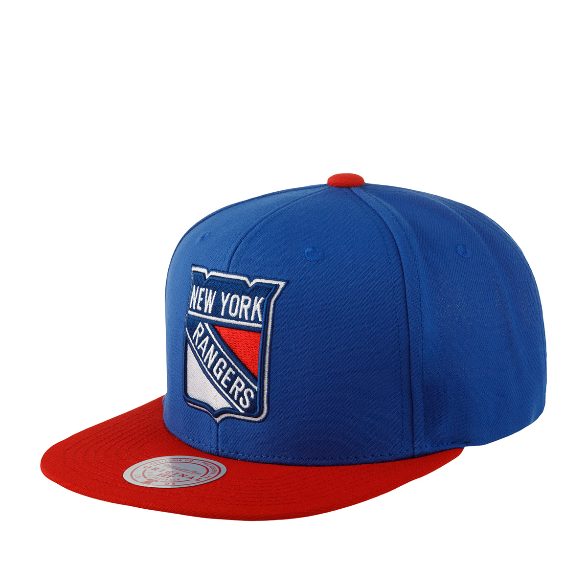 Бейсболка Mitchell&Ness HHSS5367-NYAYYPPPRYRD New York Rangers NHL синяя/красная, one size