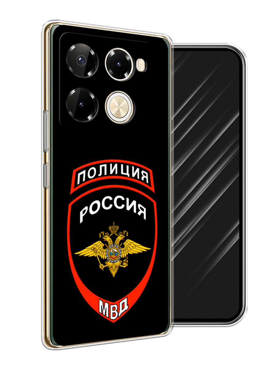 

Чехол Awog на Infinix Note 40 Pro 5G/Note 40 Pro Plus "Полиция шеврон", Черный;красный;белый, 3106050-1