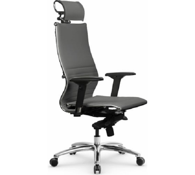 

Кресло руководителя Метта Samurai K-3.05 MPES *Серый, экокожа, Серый, Samurai K-3.05 MPES Серый