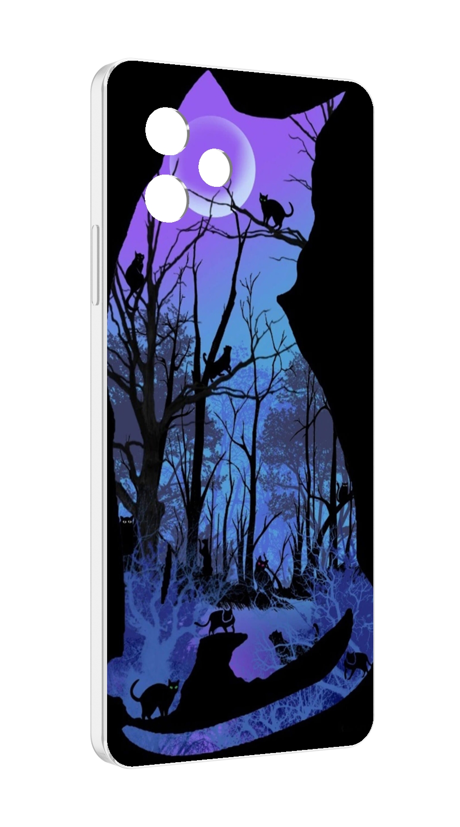 

Чехол MyPads лес внутри кота для Huawei Nova Y61 / Huawei Enjoy 50z, Прозрачный, Tocco