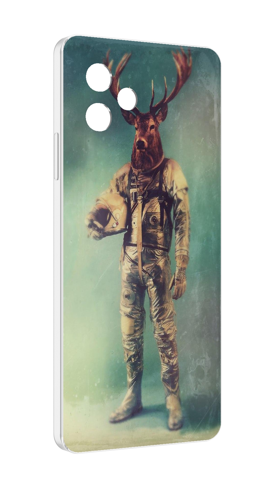 

Чехол MyPads лось космонавт для Huawei Nova Y61 / Huawei Enjoy 50z, Прозрачный, Tocco