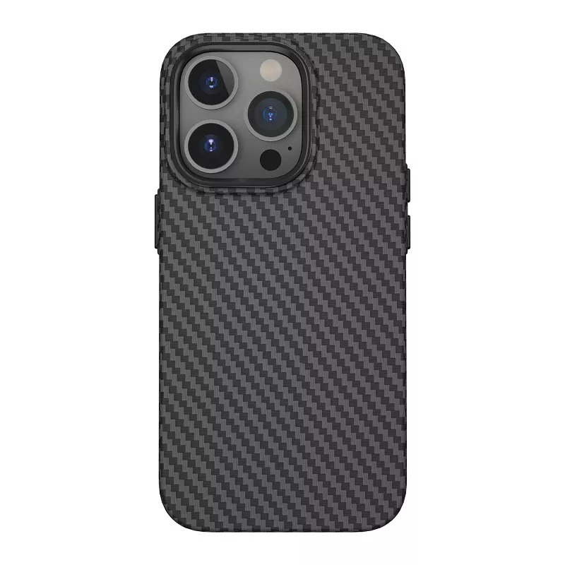 

Чехол Wiwu Kevlar Magnetic Case for iPhone 14 Pro/6.1" Black, Черный, Kevlar Magnetic