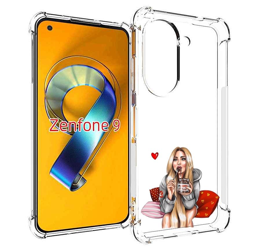 

Чехол MyPads любительница-нутеллы женский для Asus Zenfone 9 (AI2202), Прозрачный, Tocco