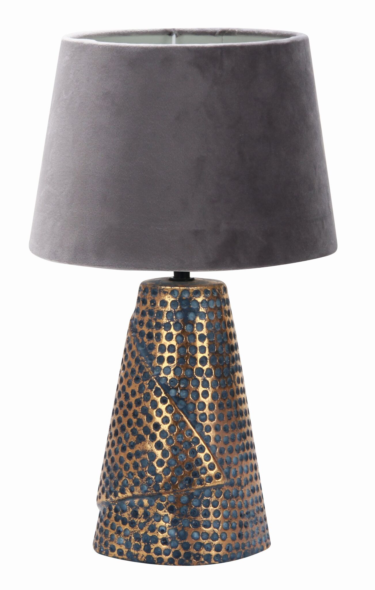 

Настольный светильник Escada 10164/T E27*40W Grey/Gold