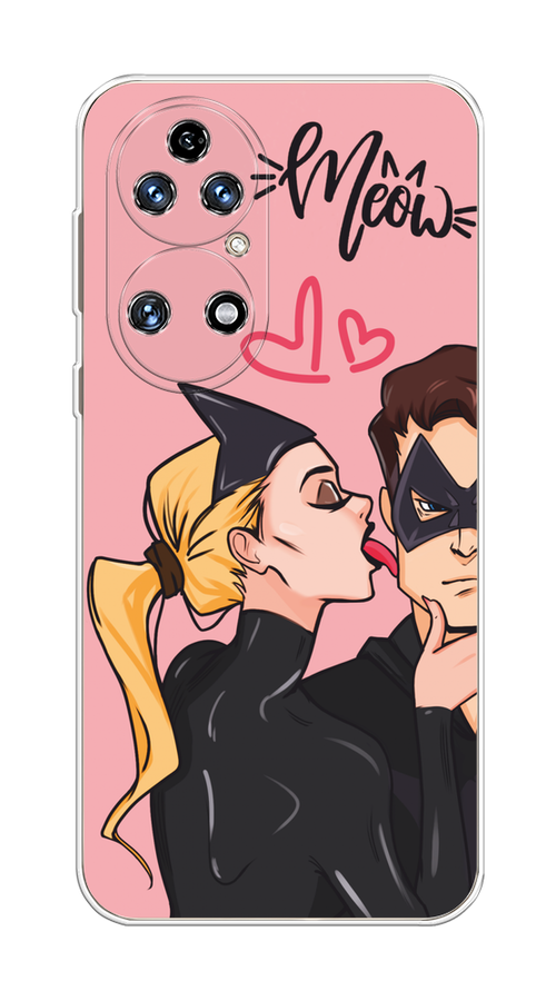 

Чехол Awog на Huawei P50 "Kiss of Cat Woman", Розовый;черный;бежевый, 6104950-1