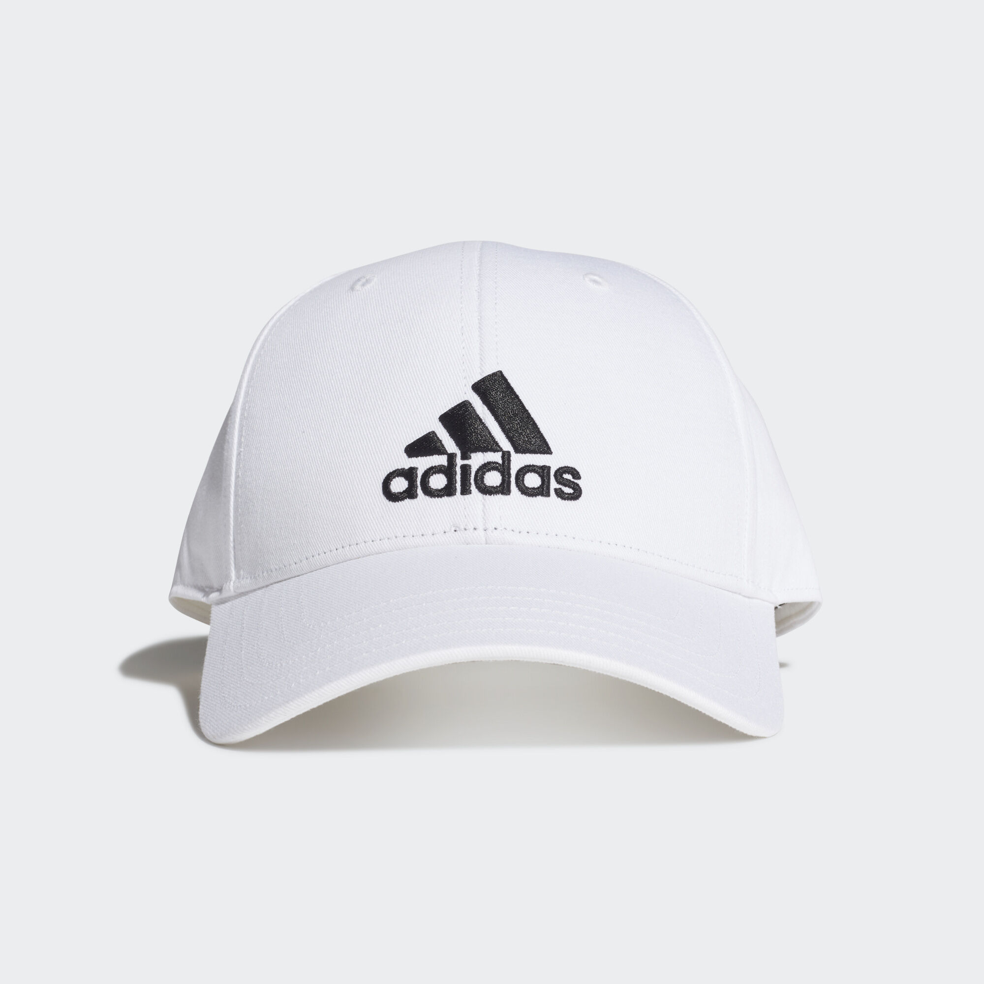 фото Бейсболка унисекс adidas baseball cap белая, р. 56-58