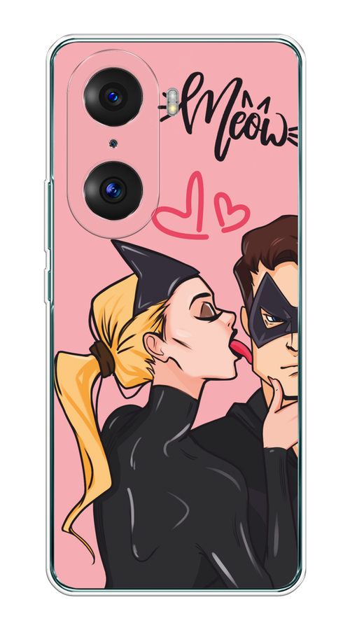

Чехол Awog на Honor 60 Pro "Kiss of Cat Woman", Розовый;черный;бежевый, 6106750-1