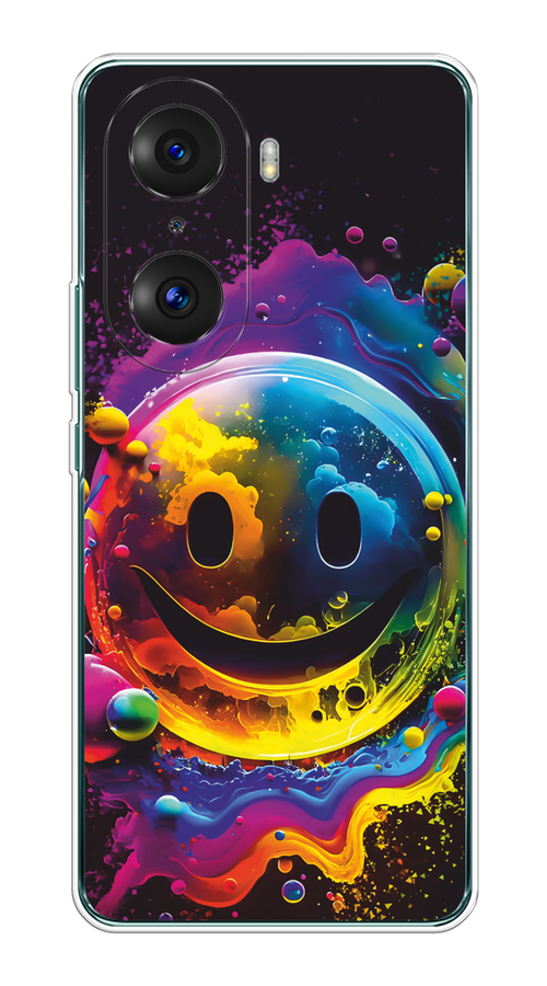 

Чехол Awog на Honor 60 Pro "Кислотный смайл", Фиолетовый;желтый;синий, 6106750-1