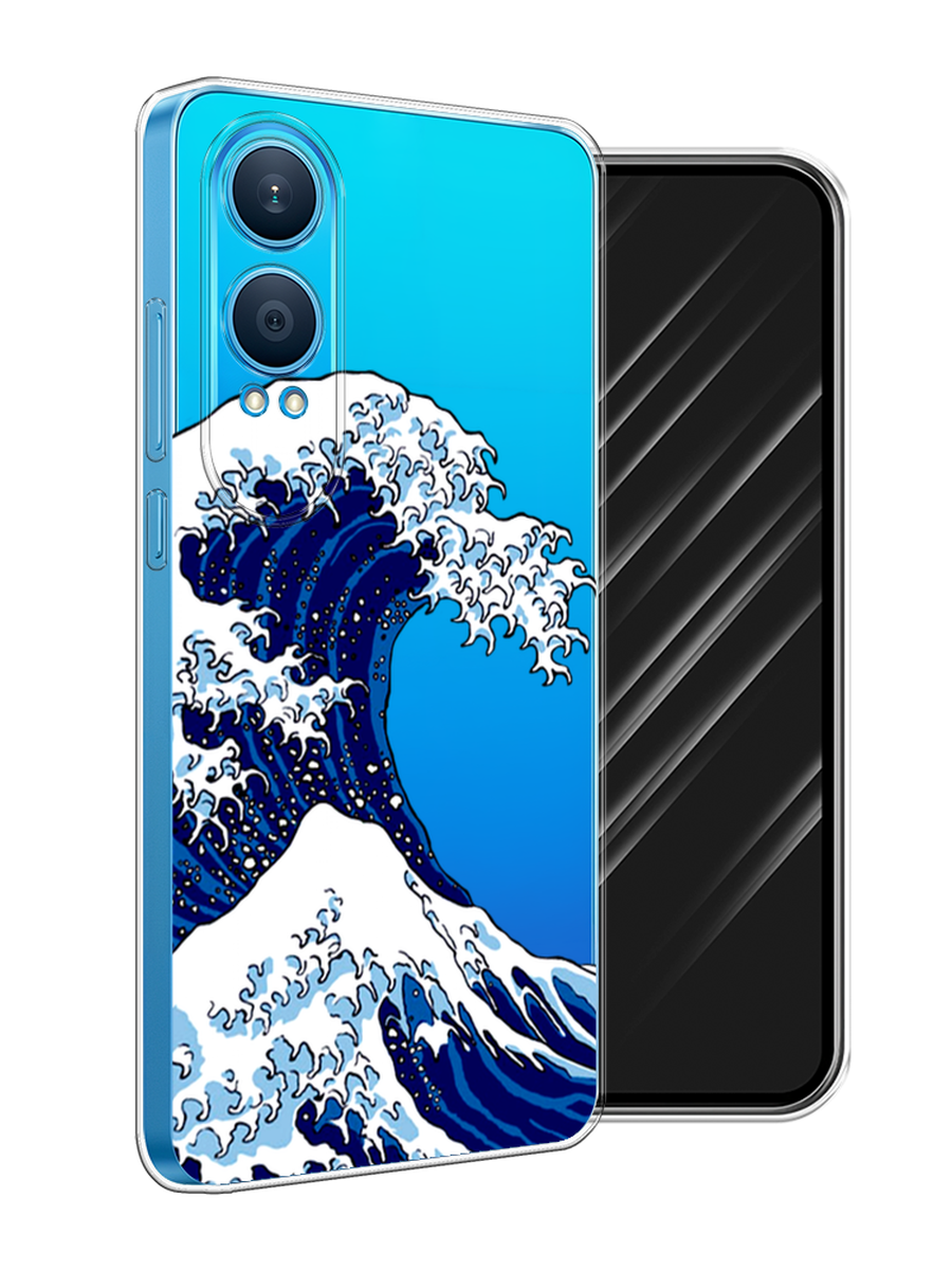 

Чехол Awog на OnePlus Nord CE4 Lite 5G "Волна в Канагаве", Синий;белый, 155050-1